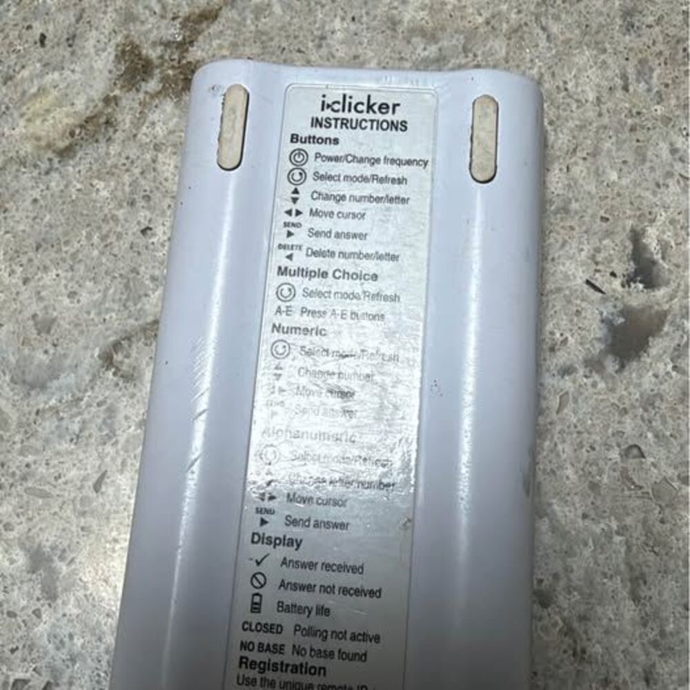 iClicker 2 Student Remote Control - Picture 2 of 3